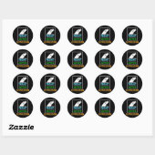 Sticker Rond Fight Voter Suppression - Election Design (Feuille)