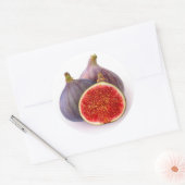 Sticker Rond figues fraîches (Enveloppe)