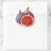 Sticker Rond figues fraîches (Sac)