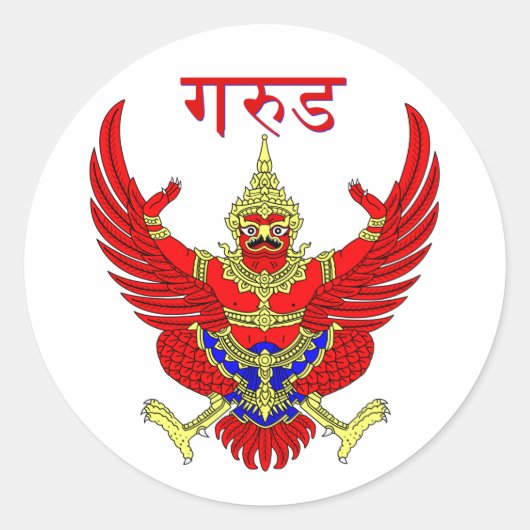 Sticker Rond Figure mythique de Tahi (Devant)