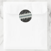 Sticker Rond Fil électrique - Fractal (Sac)