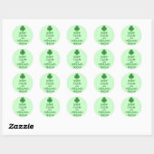 Sticker Rond Filet anti-pollution (Feuille)