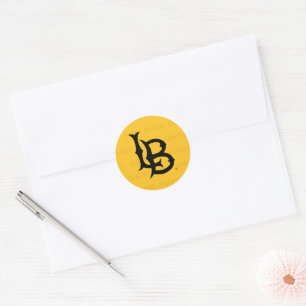 Sticker Rond Filigrane de Long Beach State
