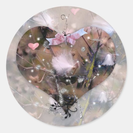 Sticker Rond Fille ! (Devant)