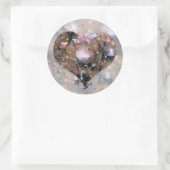 Sticker Rond Fille ! (Sac)