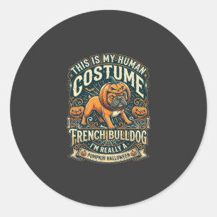 Sticker Rond Fille qui aime simplement le service postal d'Hall