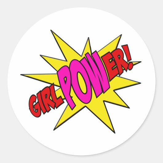 Sticker Rond FillePOWer (Devant)