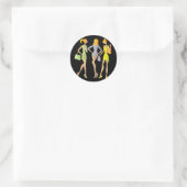 Sticker Rond filles (Sac)