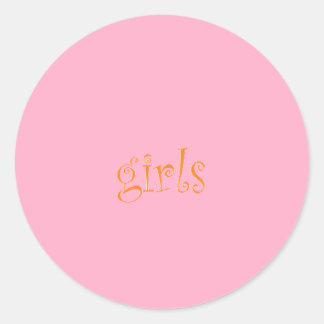 Sticker Rond filles