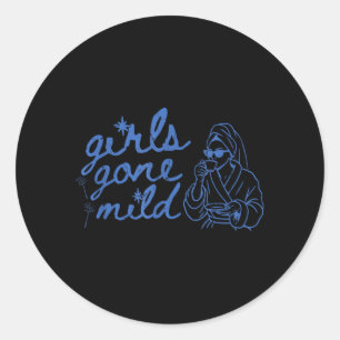 Sticker Rond Filles Devenues Douces Funny Bachelorette Spa Bach