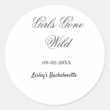 Filles en folie Nom de la fête de la mariée date m