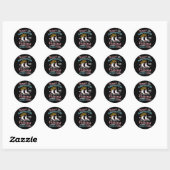 Sticker Rond Filles Hockey Sur Glace Cette Princesse Porte Des (Feuille)