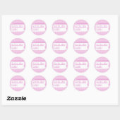 Sticker Rond Filles qui codent (Feuille)