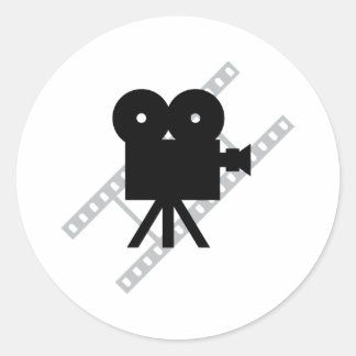 Sticker Rond film de cinéma hollywood