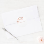 Sticker Rond Film Girl - Bijouterie (Enveloppe)