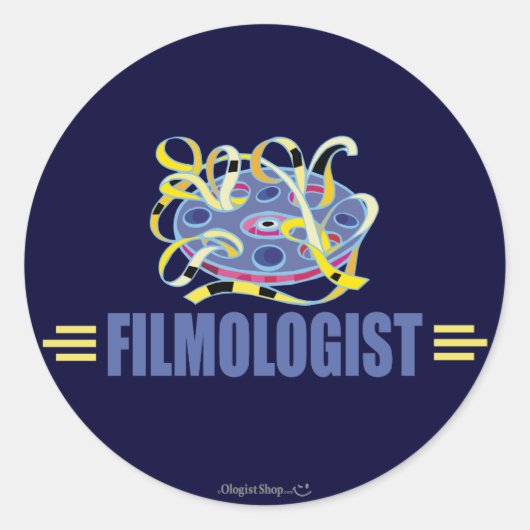 Sticker Rond Film humoristique (Devant)
