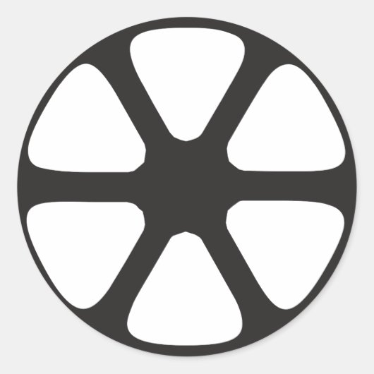 Sticker Rond Film Reel (Devant)