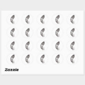 Sticker Rond Film Strip (Feuille)