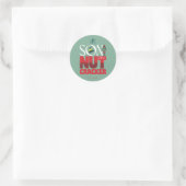 Sticker Rond Fils d'un Graphisme Casse-Noix (Sac)