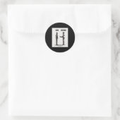 Sticker Rond Fils Et Père (Sac)