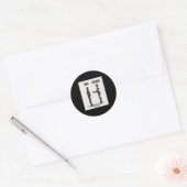 Sticker Rond Fils Et Père (Enveloppe)