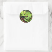 Sticker Rond Fils rouges (Sac)