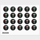 STICKER ROND FIN DU SIÈGE (Feuille)
