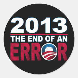 Sticker Rond Fin d'une ERREUR