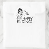 STICKER ROND FIN HEUREUSE (Sac)