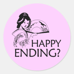 STICKER ROND FIN HEUREUSE