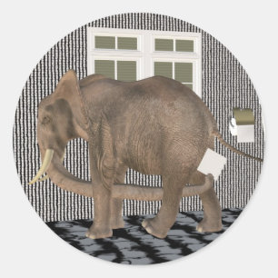 Sticker Rond Finalement, ménage rompu