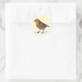 Sticker Rond Finch Maison (Sac)