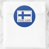 Sticker Rond Finlande (Sac)