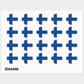Sticker Rond finlande (Feuille)