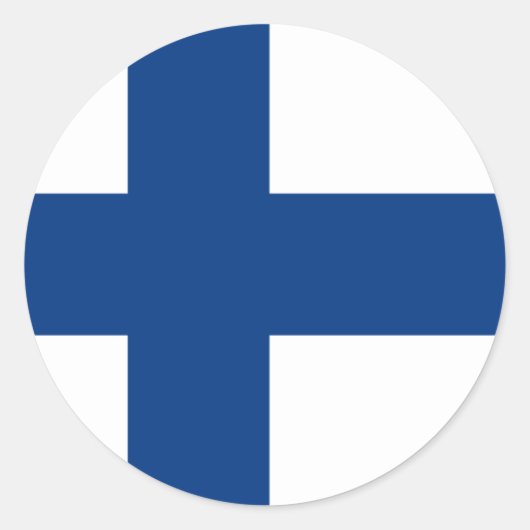 Sticker Rond finlande (Devant)