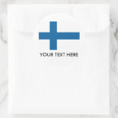 Sticker Rond Finlande (Sac)