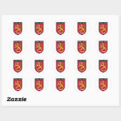 Sticker Rond Finlande (Feuille)