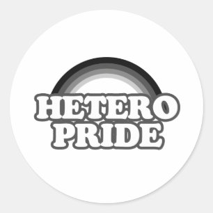 Sticker Rond Fiorté hétérosexuelle