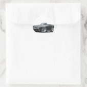Sticker Rond Firebird Black Convertible 1969 (Sac)