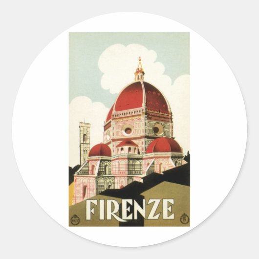 Sticker Rond Firenze (Devant)