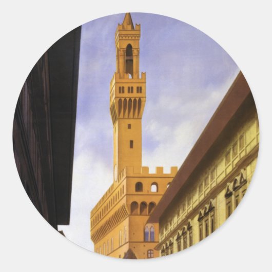 Sticker Rond Firenze (Devant)