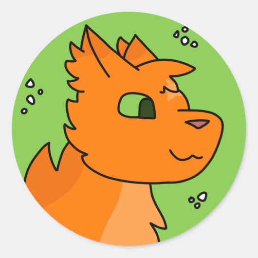 Sticker rond Firestar (Devant)