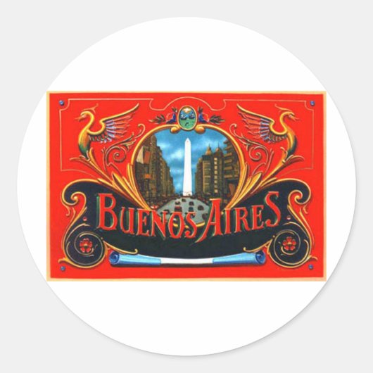 Sticker Rond Firulete d'Obelisco (Devant)