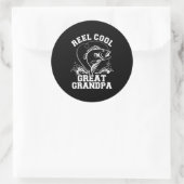 Sticker Rond Fisher Reel Cool Grand Grand Papi (Sac)