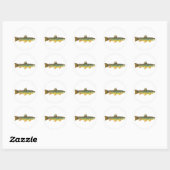 Sticker Rond Fishing (Feuille)