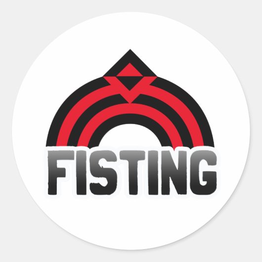 STICKER ROND FIST RAINBOUR (Devant)