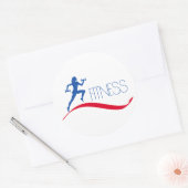 Sticker Rond Fitness (Enveloppe)