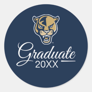 Sticker Rond FIU Panthers Graduation