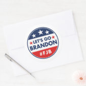 Sticker Rond FJB-Allons-y Brandon (Enveloppe)