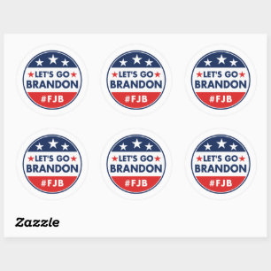 Sticker Rond FJB-Allons-y Brandon